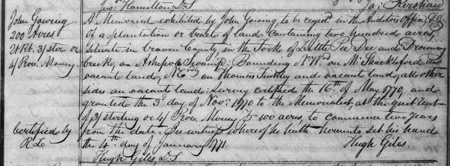 1770-nov-3-john-gowing-recd-200acres-adj-shackleford-and-thos-finkley-in-ashpole-swamp-in-craven-co-sc-snip