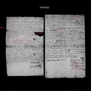 1809 Going, Drury estate granting guardianship of Drury Going infant son Thomas in 1809