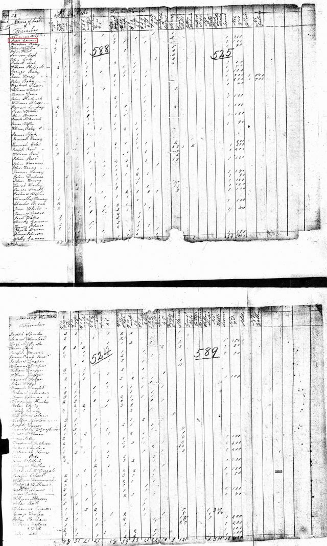 1810 US Census Union SC with Isaac Gowen 