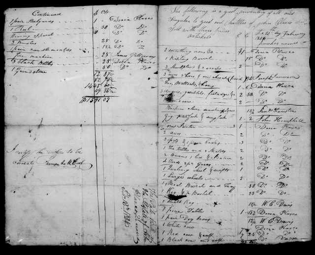 1824 Plaxco, Docea admx John Plaxco will 4