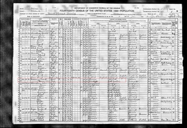 1920 US Census
