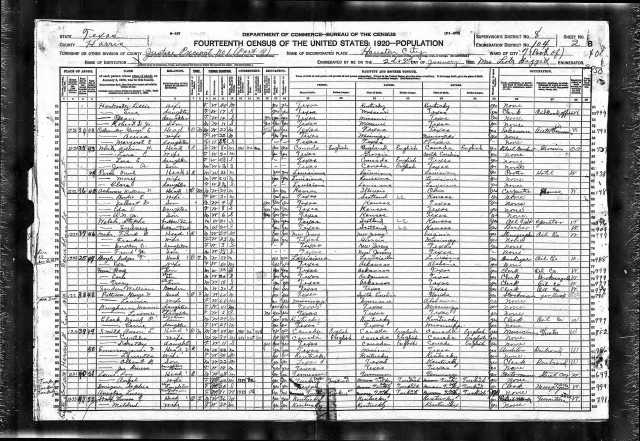 1920 US Census