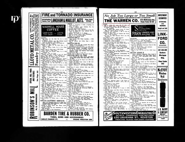 1925 Houston City Directory