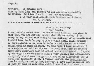 Letter from W W Goyen to cousins and sister July 29 1851 p3