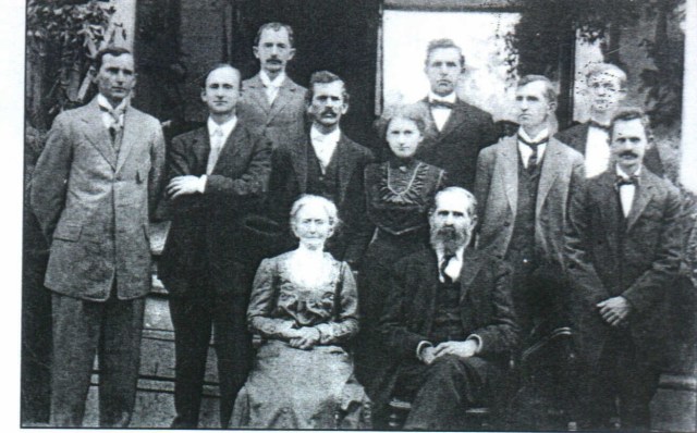 Nancy Goyen with Husband R N Provine and family