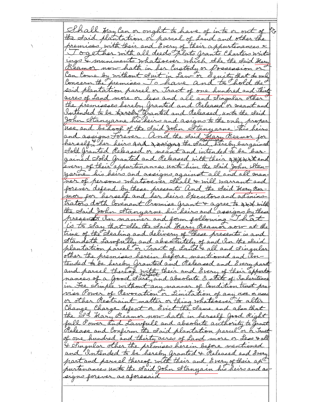 Sarah Beamor married to James Gowen, sister of Sarah is Mary Beamor