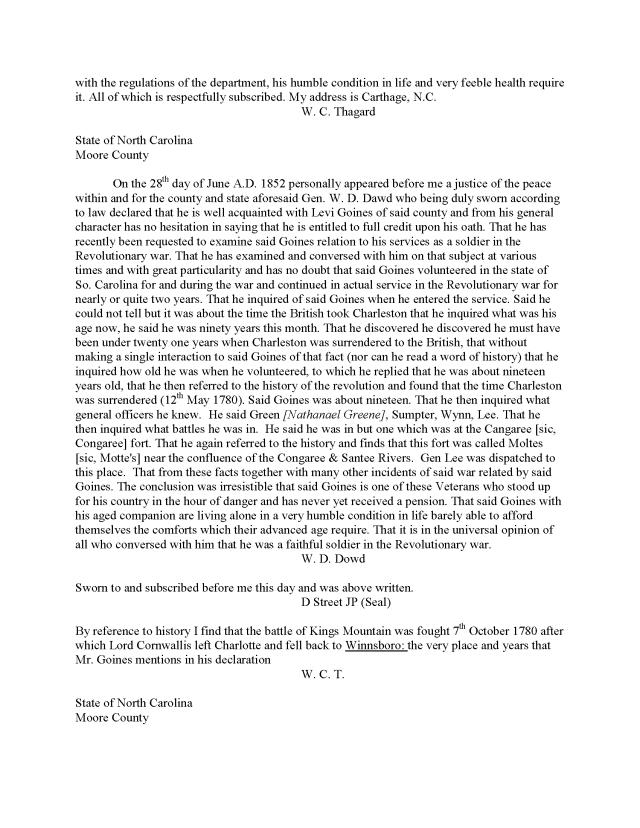 1780 SC Levi Goins pension application abstract_Page_3