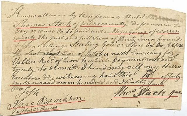 1795 Ga Moses Going v Thomas Starke p5