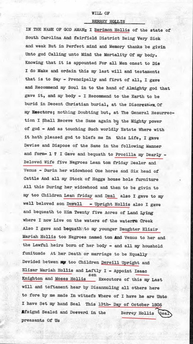 1805 Berry Hollis loose ppw 1a will abstract marked snip