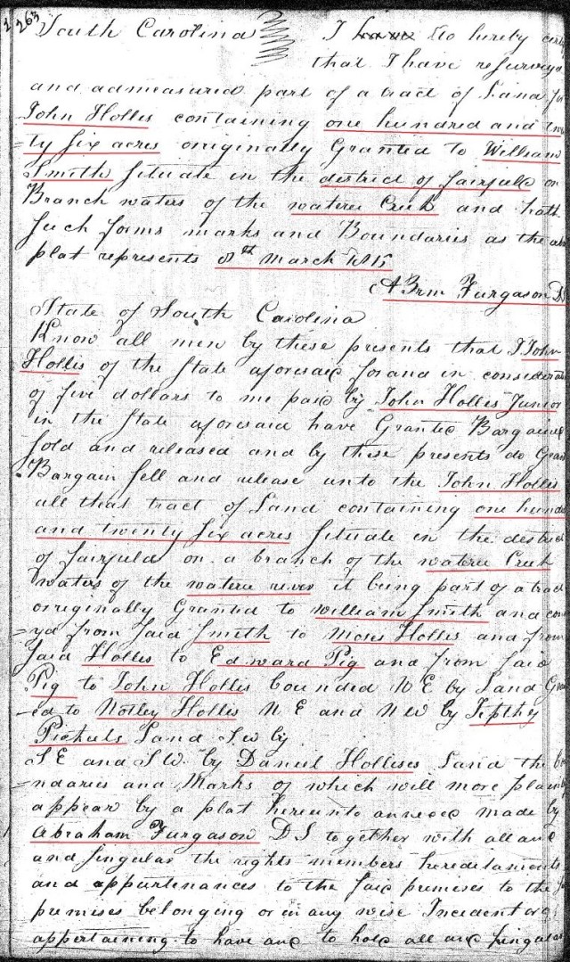 1815 Deed_Y_0263a John Hollis to John Hollis Jr marked snip