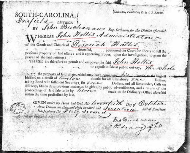 1817 Rosannah Hollis loose ppw 3d order for sale marked snip