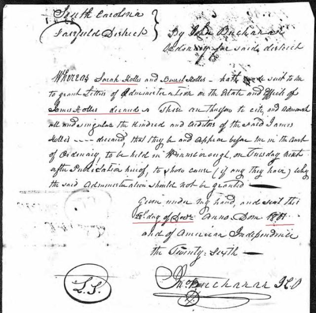 1802 12Dec 28 James Hollis loose ppw 5 letters admin orders marked snip