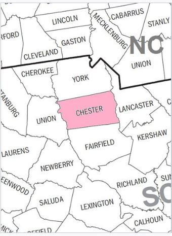 Chester Co SC map