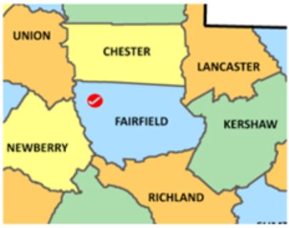 Fairfield Co SC map 1