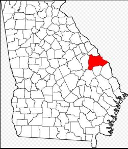 Burke Co Ga location map