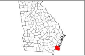 map Camden Co Ga location