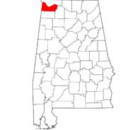 Colbert location map