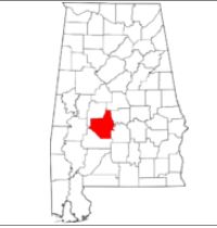 Dallas County AL location map