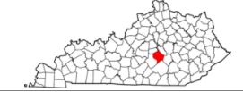 Lincoln County KY area map