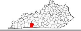 Logan County KY area map
