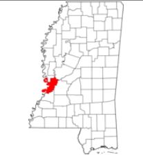 Warren Co MS location map
