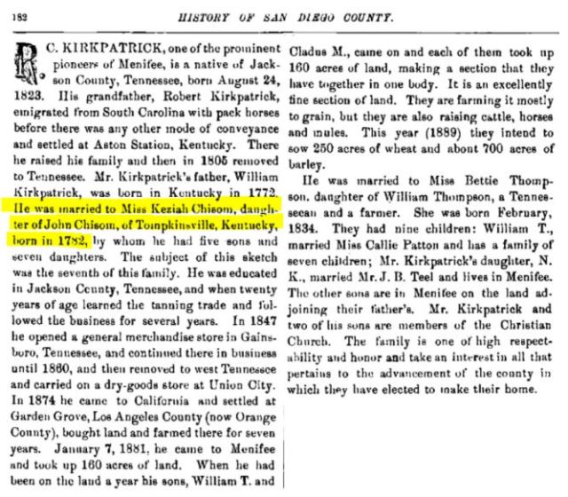 History of San Diego County